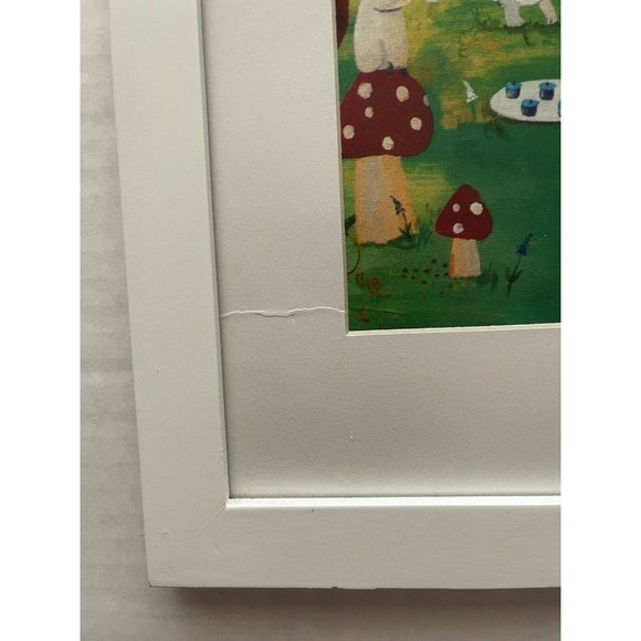 Tea Party by Li Clay White Framed Matted Art Print - Picture 4 of 5